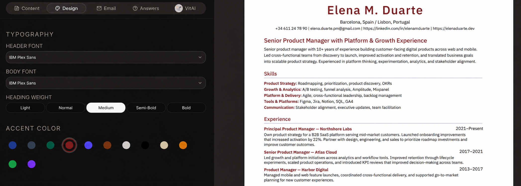 Your resume, your voice